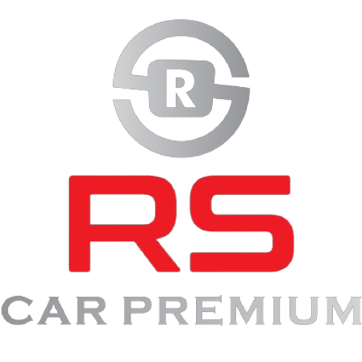 RS Car Premium logo - a stylized car emblem with sleek, modern design